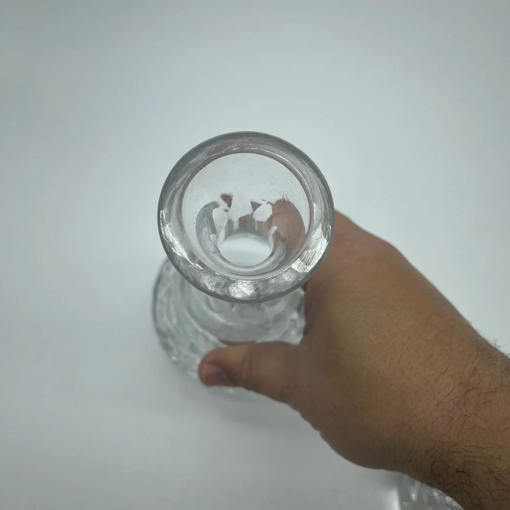 Crystal‎ Decanter with Stopper, Liquor Wine Scotch Bourbon, Barware 16.5